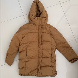 Mango Tan Puffer Jacket